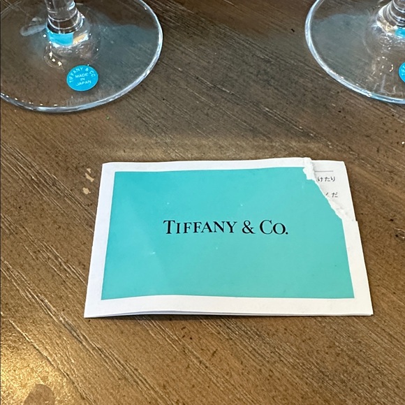 Tiffany & Co. Crystal Flutes in Iconic Blue Box - Picture 3 of 12